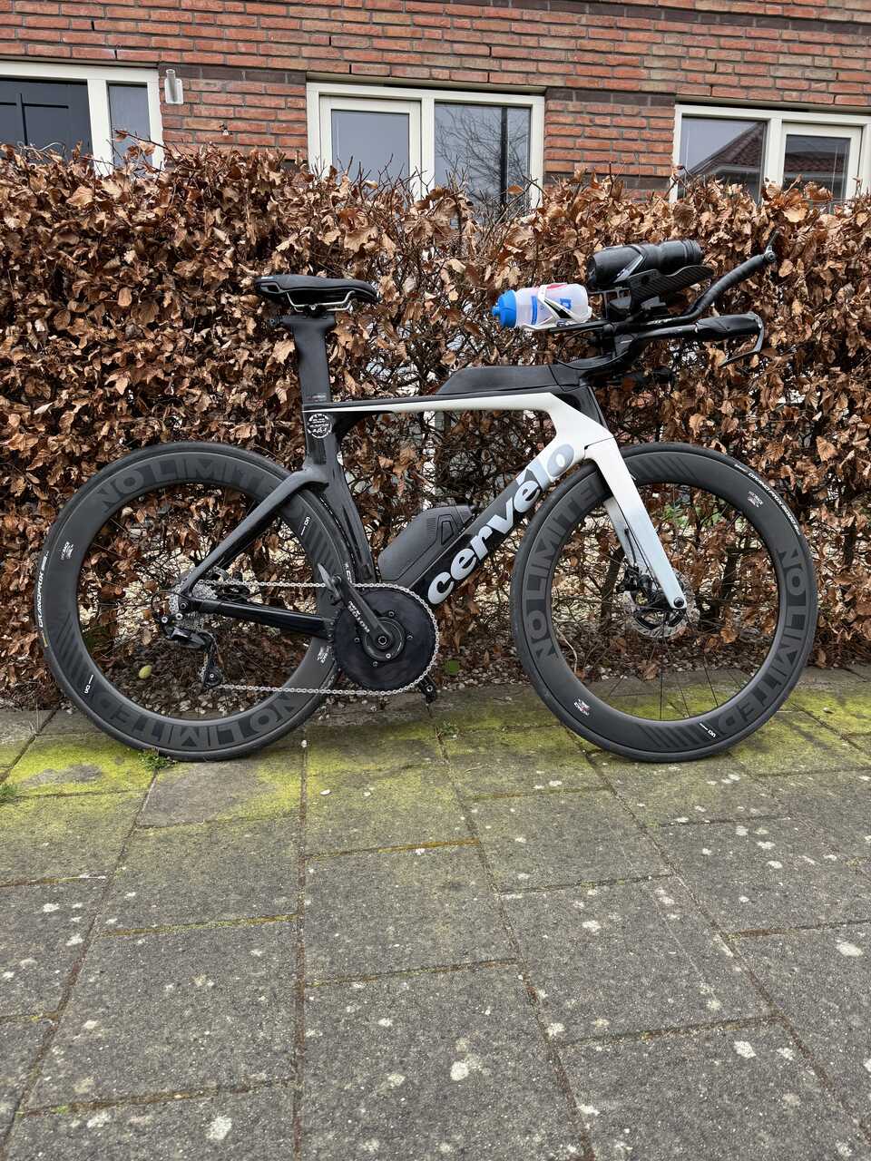 Rower Cervelo TT po przebudowie - widok z boku
